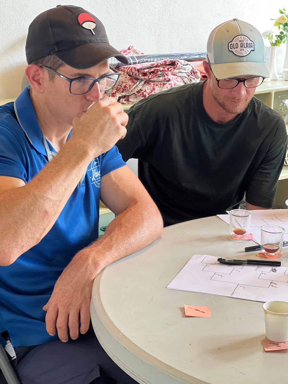 Guests enjoying a Coffee Showdown tasting